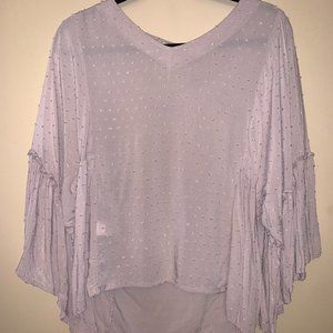 Casual Blush Long Sleeved Top